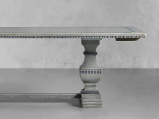 Cerea Gallery Bell’Arte Rectangular Dining Table – Hand-Painted Solid Wood Extendable Table