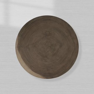 Toluca Guanacaste Wood Coffee Table: Metal Base Living Room Center Cocktail & Tea Table