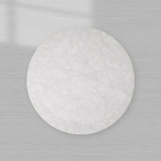 Cinzia Natural Marble Round Coffee Table Stone Cocktail Table Plinth Base Sofa Center Tea Table