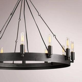 Cemino Vintage Filament Round Chandelier