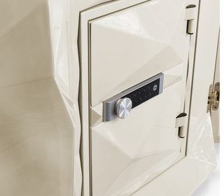 Luxury Diamond Floor Safe with Hidden Watch Winder & Certified High-Security Storage System