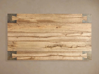 Telluride Reclaimed Oak Rectangle Coffee Table | Luxury Organic Modern Living Room Table