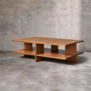 Arte Rectangular Coffee Table | White Oak Wood