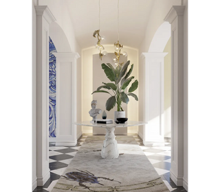 Pietra Square Marble Dining Table