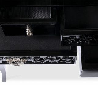 York Consoles with Classic High Gloss Entryways Cabinet Table