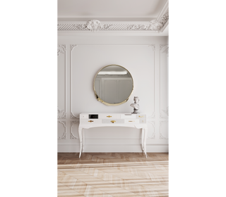York Consoles with Classic High Gloss Entryways Cabinet Table