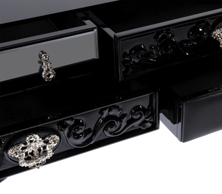 York Consoles with Classic High Gloss Entryways Cabinet Table