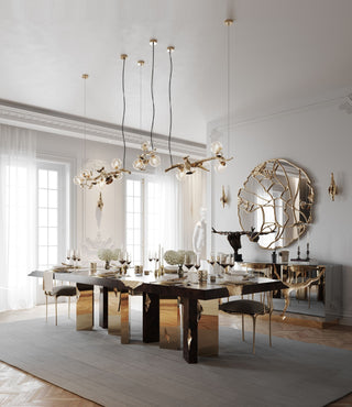 Empire Poplar Root Dining Table