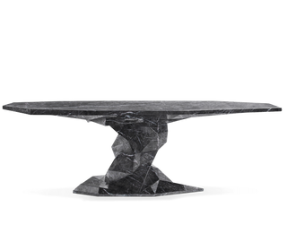 Bonsai Dining Table with Minimalism & Personalized Faceted Dining Table