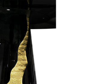 Lapiaz Black Lacquer Dining Table