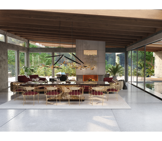 Metamorphosis Sculptural Walnut Root Dining Table