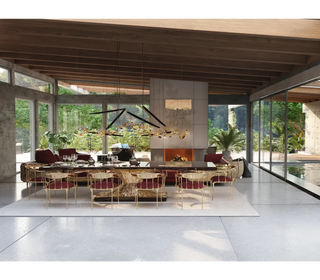 Metamorphosis Sculptural Walnut Root Dining Table