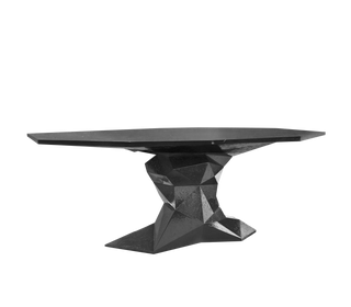Bonsai Dining Table with Minimalism & Personalized Faceted Dining Table