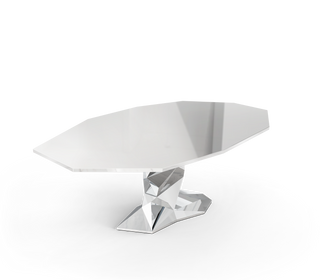 Bonsai Dining Table with Minimalism & Personalized Faceted Dining Table
