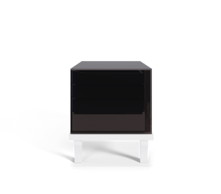 Soho Eclectic Mixed Material Luxury Bedside Table
