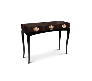 Trinity Consoles Luxury Carved Entryways Cabinet Table