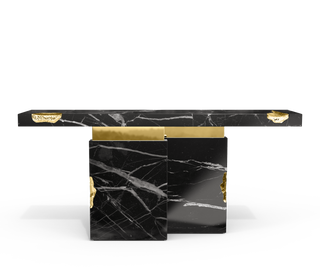 Empire Consoles Hammered Gilded Brass Entryways Cabinet Table