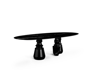 Pietra Oval XL Marble Dining Table