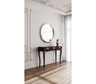 Trinity Consoles Luxury Carved Entryways Cabinet Table
