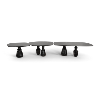 Pietra Nero Marquina Modular Dining Table