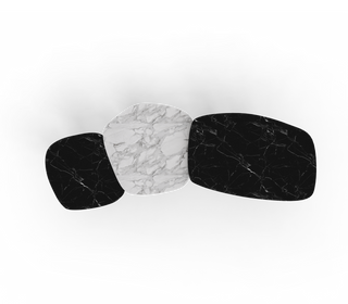 Pietra Nero Marquina Modular Dining Table