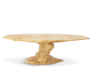 Bonsai Dining Table with Minimalism & Personalized Faceted Dining Table