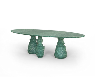 Pietra Oval XL Marble Dining Table