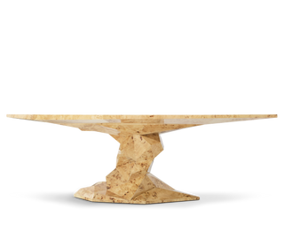 Bonsai Dining Table with Minimalism & Personalized Faceted Dining Table