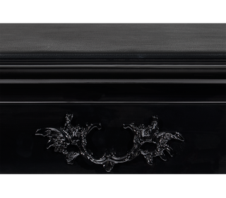 Boulevard Gloss Black Classic Executive Writing Desk