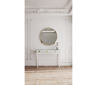 Soho Consoles with Modern Lacquered Entryways Cabinet Table