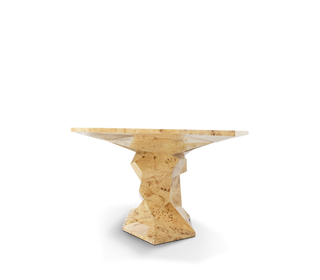 Bonsai Dining Table with Minimalism & Personalized Faceted Dining Table