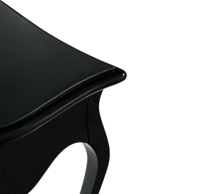 Boulevard Gloss Black Classic Executive Writing Desk