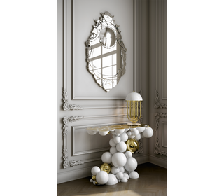 Newton Consoles Azulejo Sculptural Entryways Cabinet Table