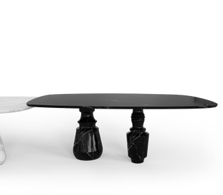 Pietra Nero Marquina Modular Dining Table