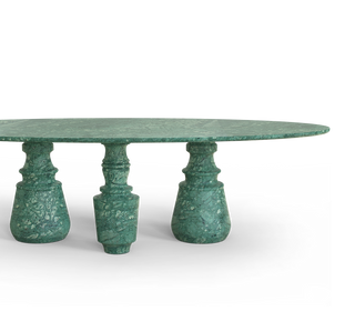 Pietra Oval XL Marble Dining Table