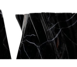 Monochrome Consoles Fluid Sculptural Resin Entryways Cabinet Table