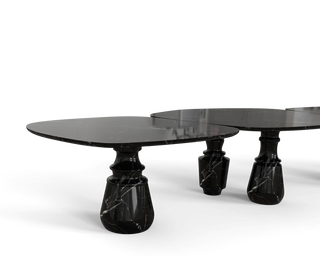 Pietra Nero Marquina Modular Dining Table