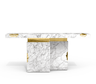 Empire Consoles Hammered Gilded Brass Entryways Cabinet Table