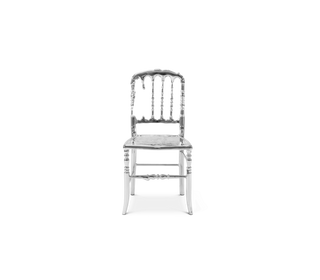 Emporium Silver Surrealist Cast Aluminium Luxury Chair