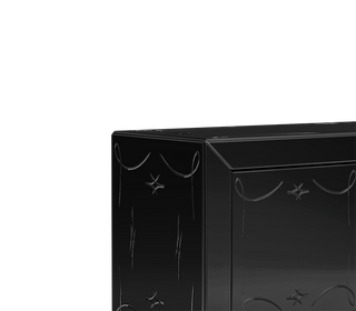 Metropolitan Luxury Mirrored Sideboard – Modern Black Buffet Cabinet with Storage