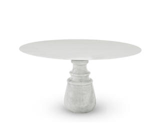 Pietra Round Classic Estremoz Marble Dining Table