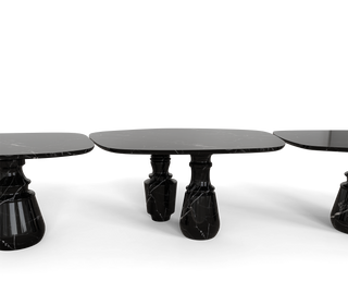 Pietra Nero Marquina Modular Dining Table