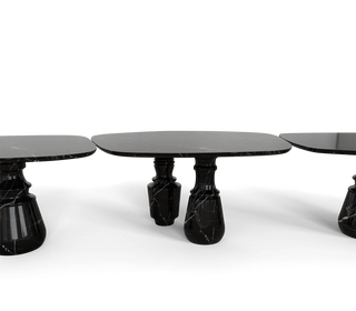 Pietra Nero Marquina Modular Dining Table