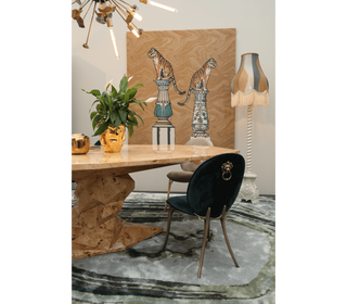 Bonsai Dining Table with Minimalism & Personalized Faceted Dining Table