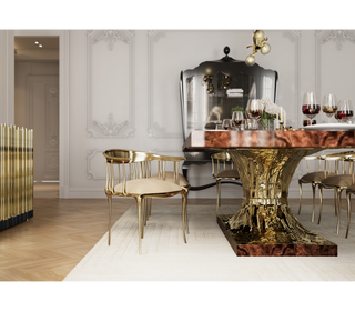 Metamorphosis Sculptural Walnut Root Dining Table