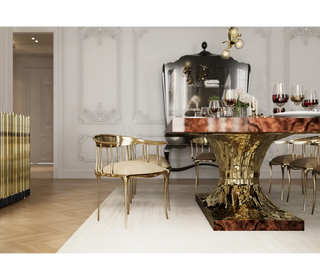 Metamorphosis Sculptural Walnut Root Dining Table