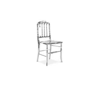 Emporium Silver Surrealist Cast Aluminium Luxury Chair