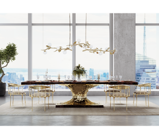 Metamorphosis Sculptural Walnut Root Dining Table