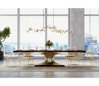 Metamorphosis Sculptural Walnut Root Dining Table