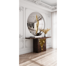 Lapiaz Consoles Azulejo Karst Sculpture Entryways Cabinet Table